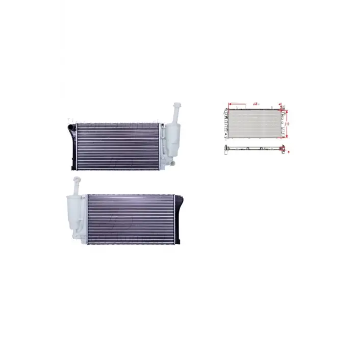 Fiat Panda 1.1 1.2 4x4 1.2 Lpg 03 Ve Sonrası Uyumlu Su Radyatoörü Mekanik 51779915 Autolux