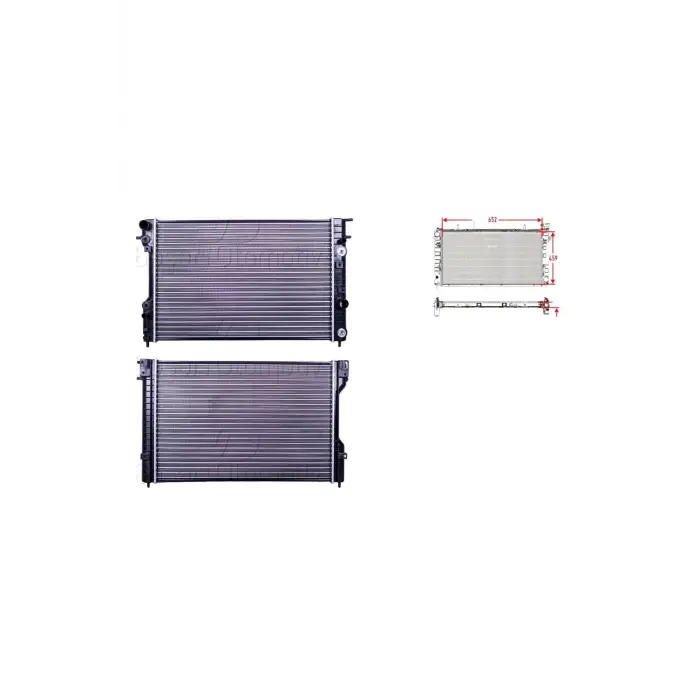 Su Radyatörü - 6302006 Autolux - Opel Omega B 2.5 V6 2.6 V6 3.0 V6 3.2 V6 94 Ve Sonrası Uyumlu