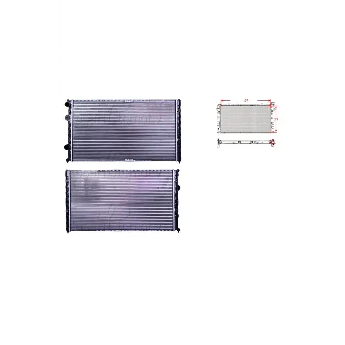 Su Radyatörü – 6K0121253AS Autolux – Volkswagen Polo 1.6 1.9sdı Aft Akl Aeh 98 Ve Sonrası Uyumlu