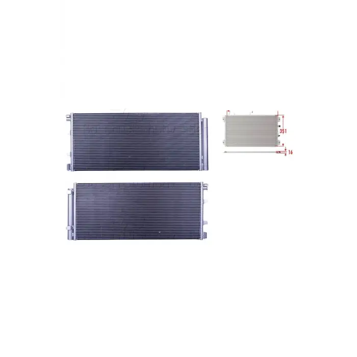 Renault Master 2.3cdtı Opel Movano 11 Ve Sonrası Uyumlu Klima Radyatörü 92100 5824R Wisco