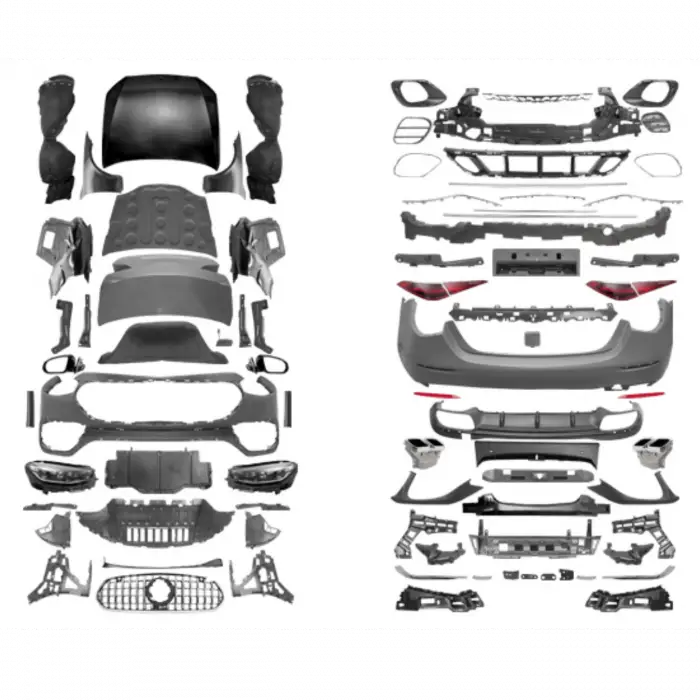Mercedes W211 2006-2013 W223 Komple Gövde Kiti OO Egzoz Uçlu AMG M A2212213 Wender