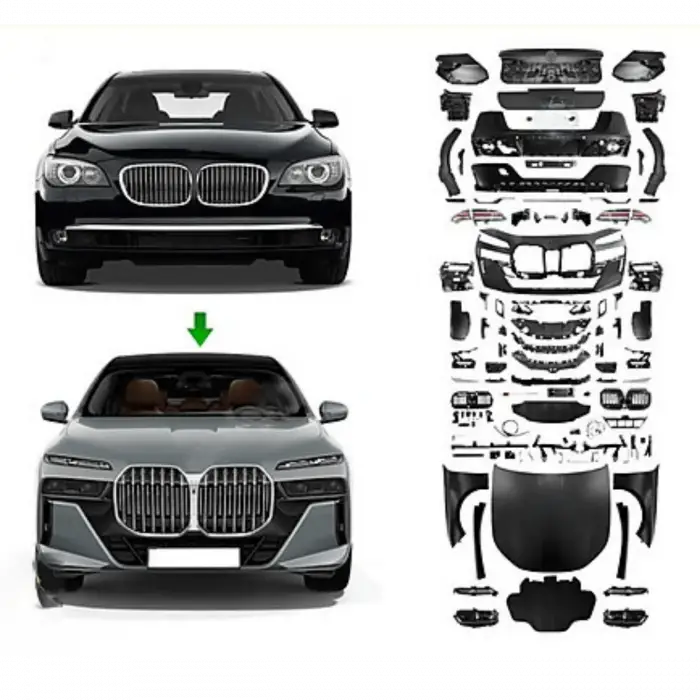 BMW F01 F02 G70 Komple Gövde Kiti Panjurlu Kaput B A0012212 Wender