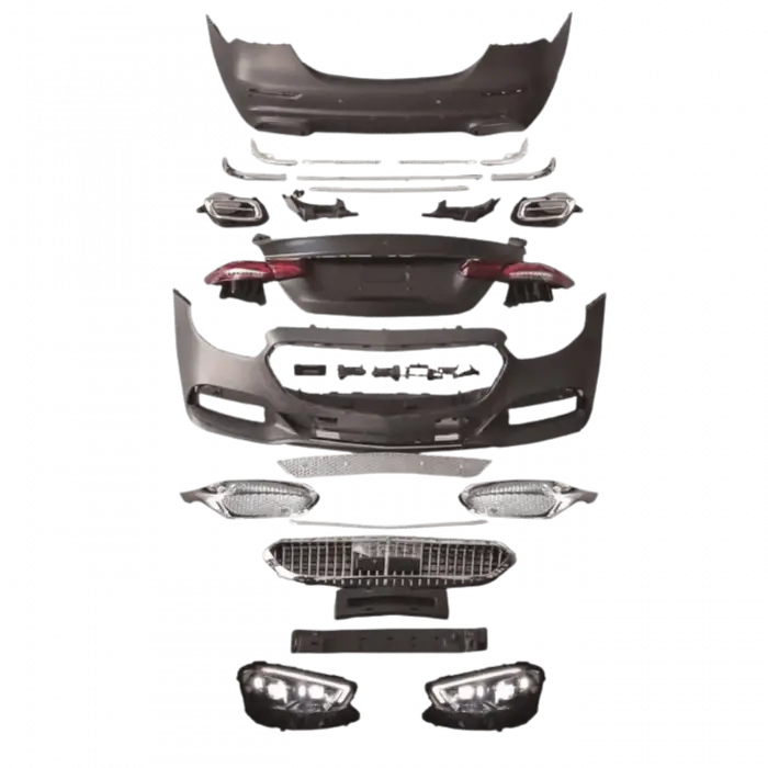 Mercedes W213 2020 - Gövde Kiti Çıkış Panjlu Egzoz Uçlu FarStop M A2132211 MAYBACH Wender