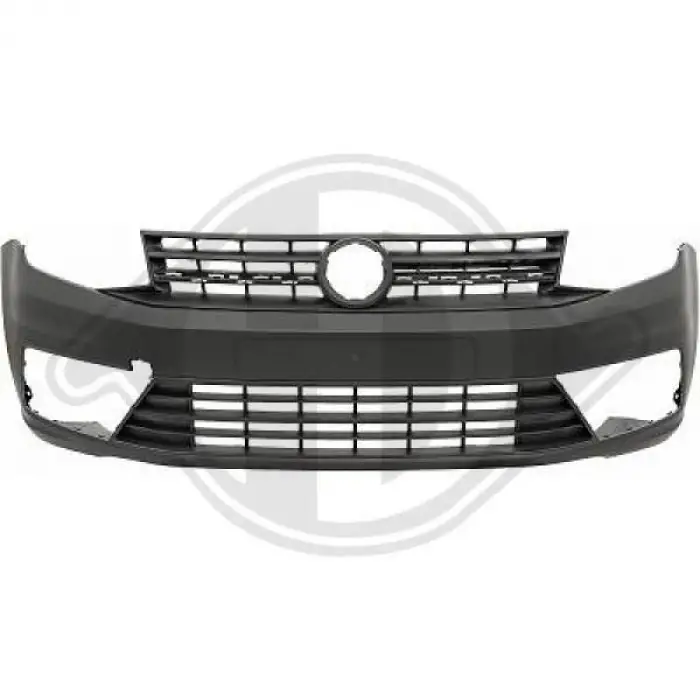 VW Caddy 2015- Tampon Ön Siyah TUV Belgeli 2K5807217J9B9 Poliplast