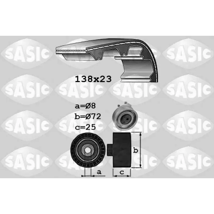 VW GOLF4 5 Bora A3 Jetta 1.6 AKL AEH BGU BSE BFQ ALZ 1997- Triger Seti 06A198119 INA