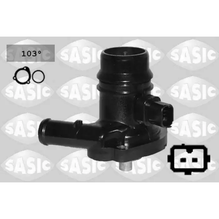 Opel Astra J Corsa D Corsa E Insignia A Meriva B Mokka Zafira C Adam Chevrolet Cruze Termostat 103°C 55565336 Wencor