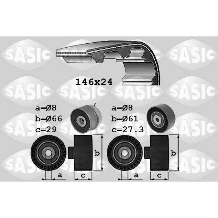 Opel Astra H Astra J Vectra C Insignia Zafira B Mokka 1.6 2006- Z16XE1 Z16XEP A16XER Triger Seti CT1077K1 Contitech