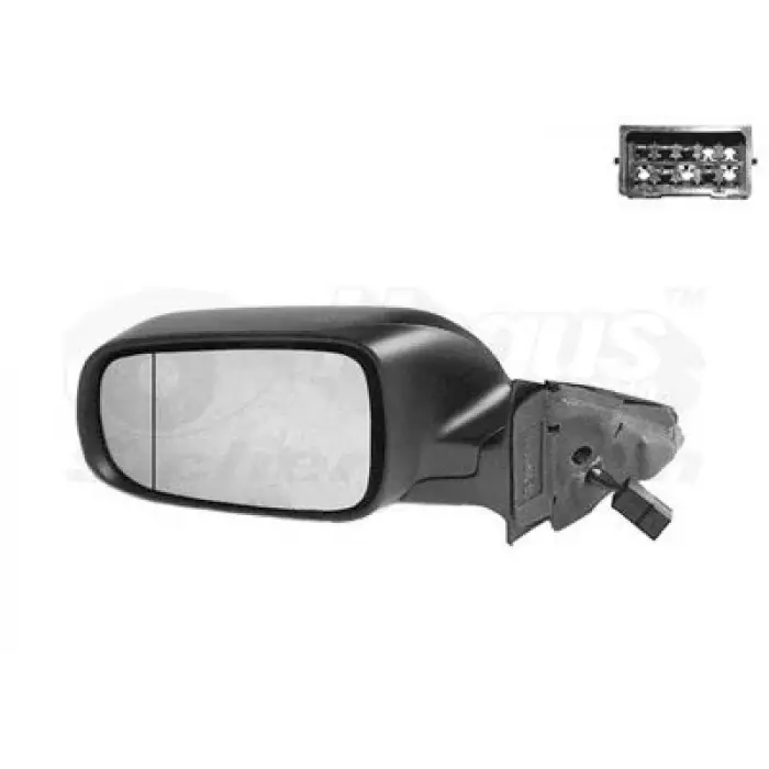 Audi A3 (8L1) 1996-2000 / A4 (8D2) 1994-2000 / A6 (4A2) Ayna Cami Sol Isitmali DUZ Mavi Cam 4A1857535AB Viewmax