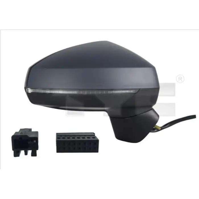 Audi A3 (8V1) 2020 / A3 (8VA) 2012- 2020 Ayna Cami Sağ Isitmali Dış Bukey 3 5 Kapi 8V0857536D Viewmax