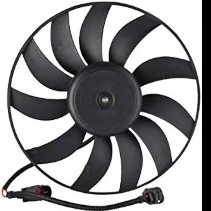 VW Caddy GOLF5 GOLF6 Plus Jetta Touaran A3 Altea FAN Motoru Davlumbazsiz 360 MM 4 3 FIS 11 Kanat 1K0959455AH Wisco