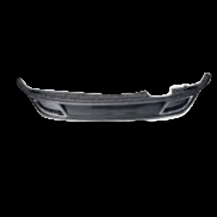 VW Polo R-line 2018- Tampon Spoyleri Arka Difuzor Egzost Gorunumlu MA 2G68075689B9 Wisco