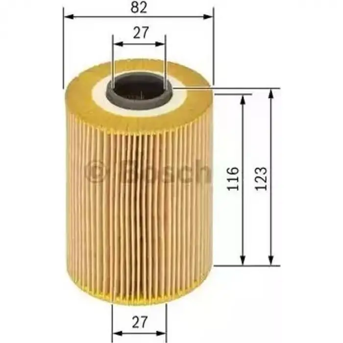 BMW E36 Yağ Filtresi M41 11422245339 Bosch