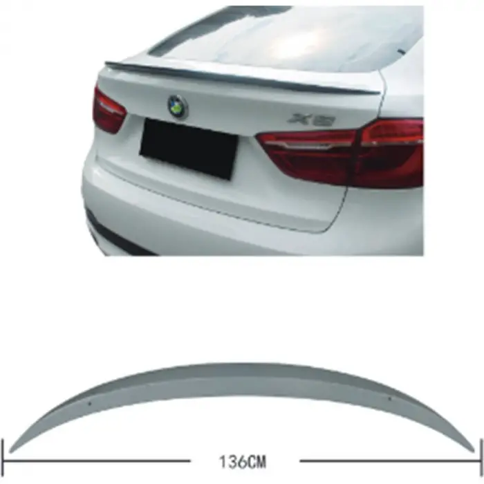 BMW X6:E71 Bagaj Spoyleri Gri M Performance 51622166959 Wender