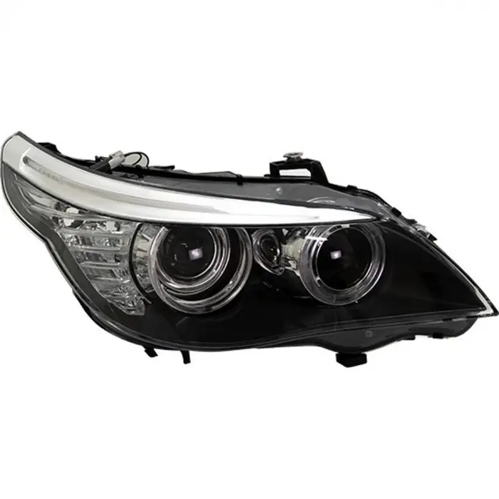 BMW E 60-LCI 2007-2009 Komple Far E60 LCI Sağ Bi Xenon 63116933182 Wender