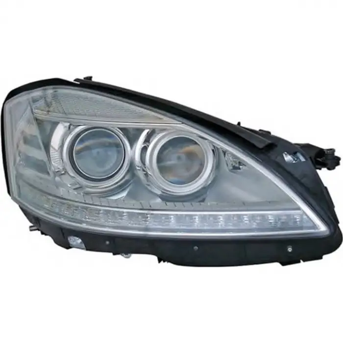 Mercedes W221 2009-2010 Komple Far Sağ AHL Xenon Çift Sıra 4 2 Soket 2218201059 Wender