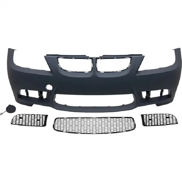 BMW E90 2005-2008 Komple Tampon Ön PDC Delikleri Açılabilir M3 Style 51127897222 Wender
