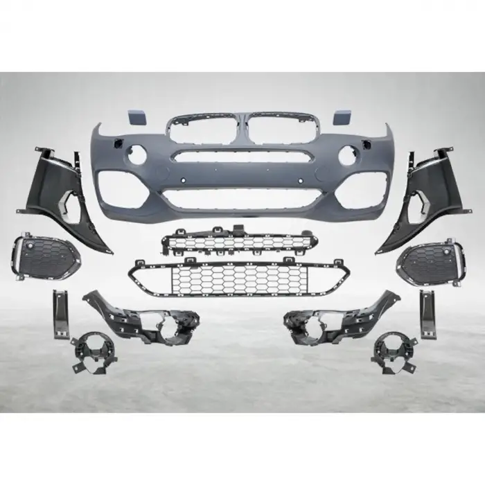BMW X5:F15 2014-2018 Komple Tampon Ön F Yık Lı PDCli M Tech 51118062459 Wender