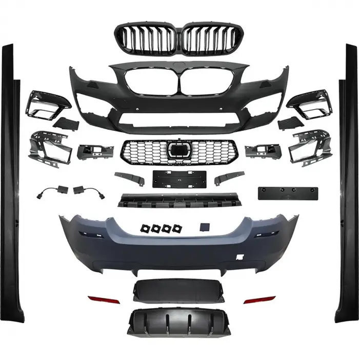 BMW Gövde 2010-2016 Kiti Donusum F90 Ön Arka PDC Delikleri Açılabilir F Yık Lı Aacli Araç Panj Lu Far Değişmez M5 51128048594S2 Wender
