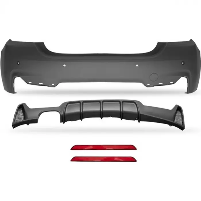 BMW F32+LCI F36+LCI 2013-2020 Komple Tampon Arka PDCli OO Egz Çıkışlı M Tech 51128060889 Wender