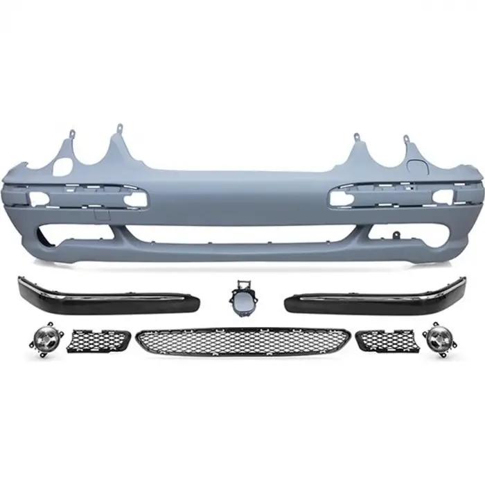 Mercedes W210 2000-2002 Komple Tampon Ön F Yık Lı Si̇sli AMG 2108852425 Wender
