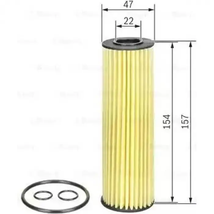 Mercedes W204 W212 Yağ Filtresi M271 2711800409 Bosch