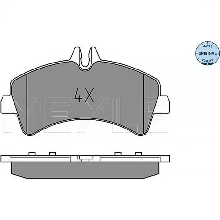 Mercedes Spr906 Fren Balatası Arka 415 515 0044208120 Meyle