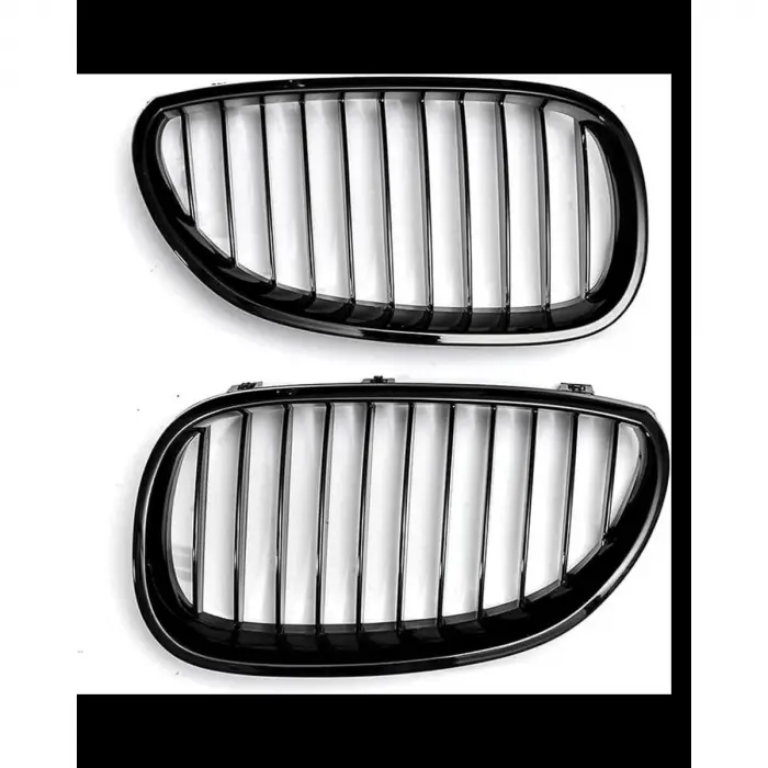 BMW E60+LCI 2003-2009 Panjur Set Mat Siyah Çift Çıtalı 51712155447 Wender