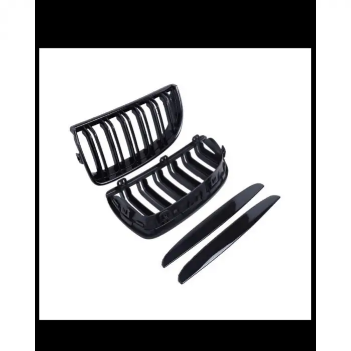 BMW E90 2005-2008 Panjur Set Piano Siyah Çift Çıtalı 51712151895 Wender