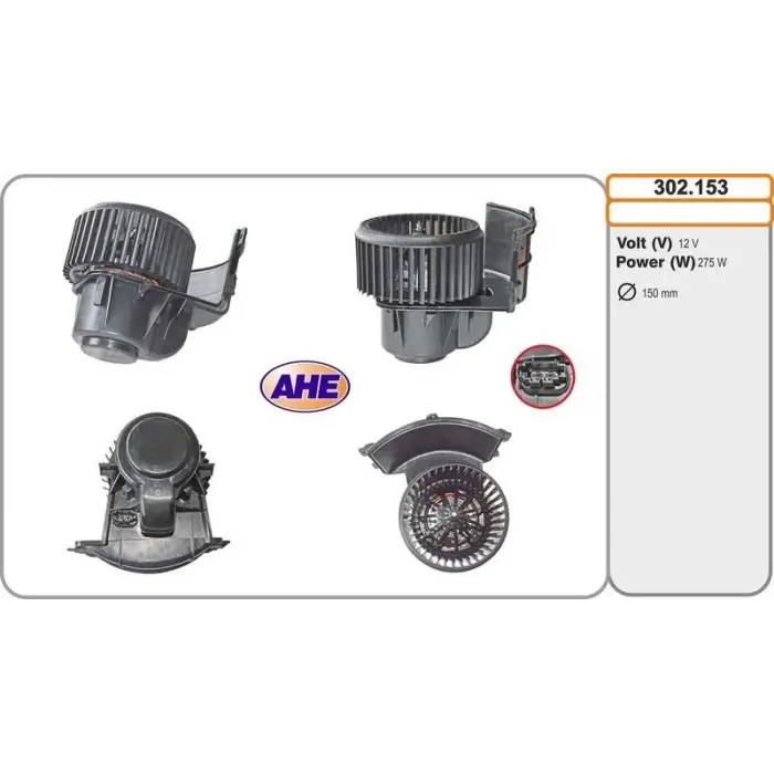 VW T5 T6 2003- Kalorifer Motoru 7E1819021A Kale