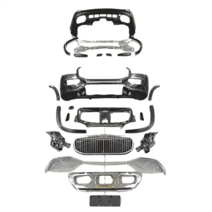 Mercedes X167 2019-2022 Gövde Kiti Çıkış Panjurlu Egzoz Uçlu AMG GLS63 A1672110 Wender