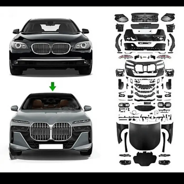 BMW F01 2008-2012 Komple Gövde Kiti F02 G70 Panjurlu Kaput A0012212 Wender