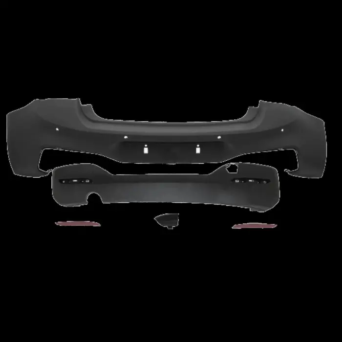 BMW F 20-LCI F 21-LCI 2015-2019 Komple Tampon F20 F21 Arka PDCli Egz Çıkışlı M Tech A51128067800S1 Wender