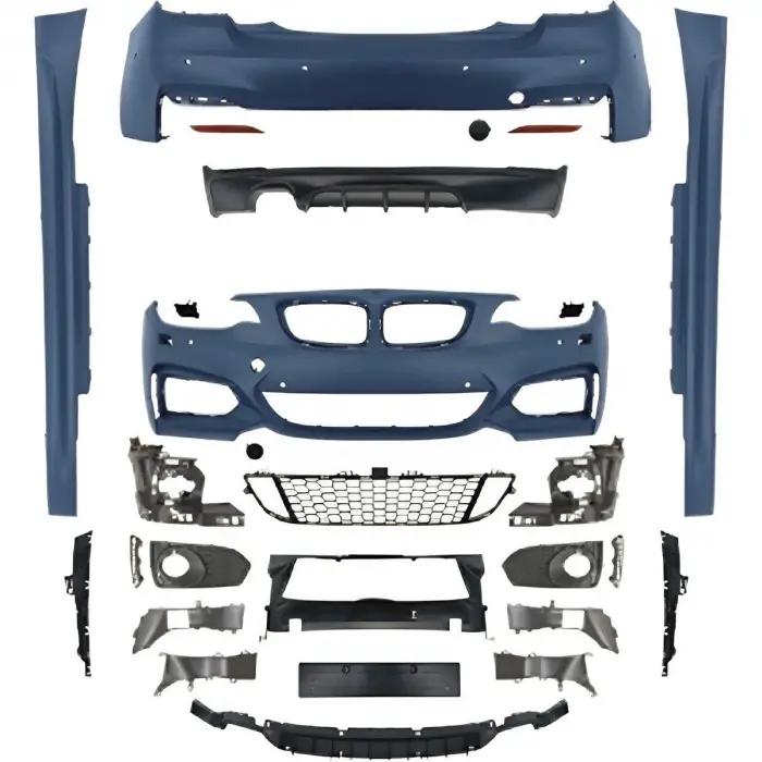 BMW F22+LCI 2013-2021 Gövde Kiti Fyıklı PDCli Ön Arka OO Egz Çıkışlı Mrşpli M Tech 51118057046S1 Wender