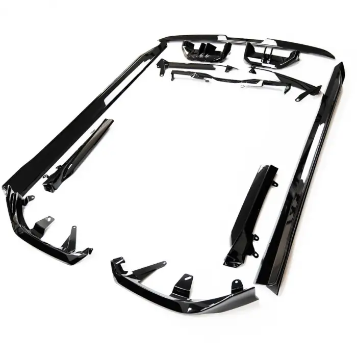 BMW G60 Aero Kit Ön Arka Splitter Marşpiyelli Panjurlu Ayna Kapakları Bagaj Spoyler M Performance A2302300 Wender
