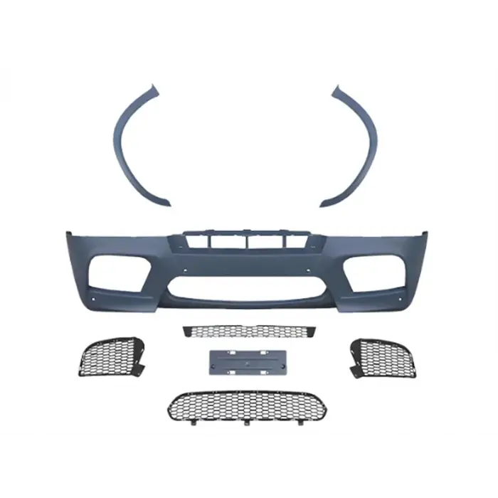 BMW X5:E70 X6:E71 2007-2014 Komple Tampon X6 X5 Ön PDCli A51117205908S1 Wender
