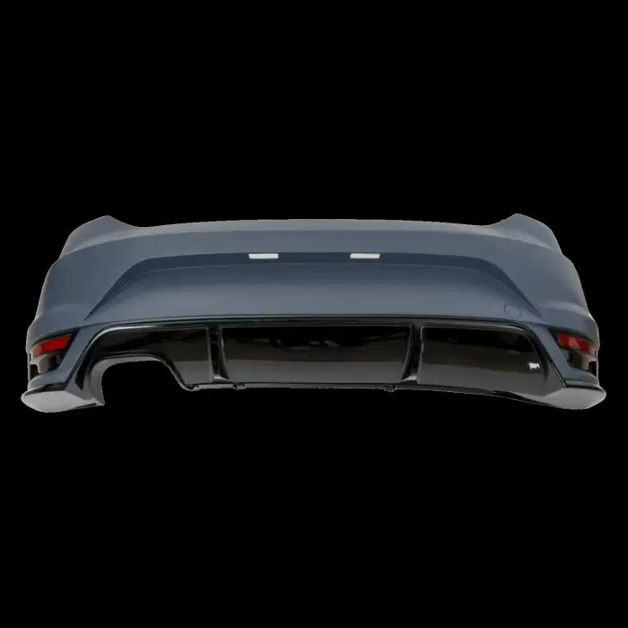 Seat Leon Aero (13-17 MK3 , 2017-2020 MK3.5 Icin Tampon Seti Arka Tek Egzoz Cikisli Difuzor 5F0807421GRU Wisco