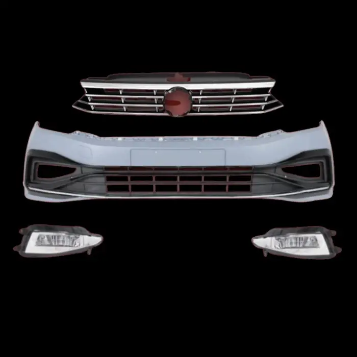 VW Passat B8.5 R-line 2020- (14-18 Passat B8 Icin Uyumludur) Tampon Seti Ön V1 3G0807217 Wisco