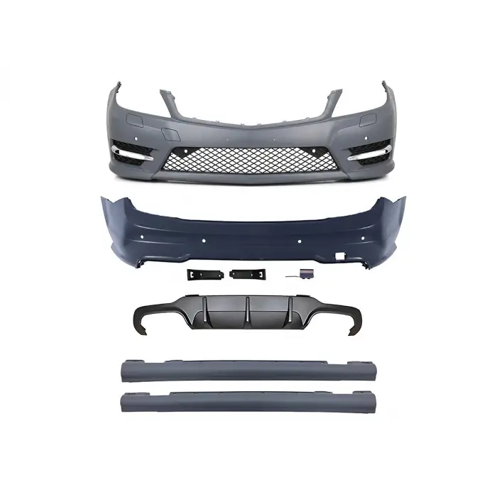 Mercedes W204 2011-2013 Gövde Kiti F Yık Lı PDCli Ön Arka 00 Çıkış Mrşp Li Si̇sli AMG C63 2048808847