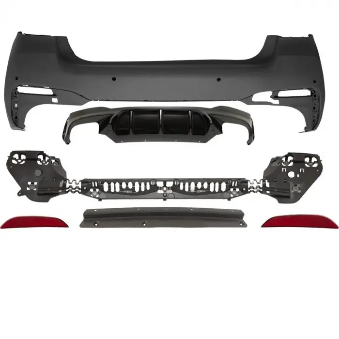 BMW G 30-LCI 2020-2023 Komple Tampon G30 LCI Arka PDCli M5 51125A2C1E9 Wender