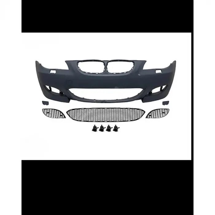 BMW E60+LCI 2002-2009 Komple Tampon Ön F Yık Lı SİS Delikli M5 Style 51117899050 Wender