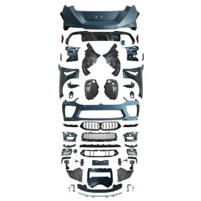 BMW G15 (coupe) 2019-2021 Gövde Kiti PDCli Ön Arka 00 Çıkış Panj Lu Çamurluklar M8 F92 Style B_ Wend