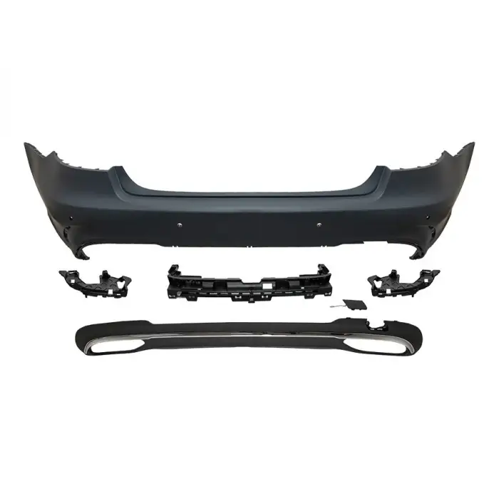 Mercedes W212 2013-2016 Komple Tampon Arka PDCli O Egz Çıkışlı AMG E63 2128853538 Wender