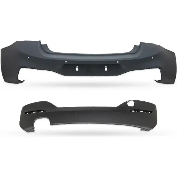 BMW F 20-LCI F 21-LCI 2015-2019 Komple Tampon F20 F21 Arka PDCli Egz Çıkışlı M Tech A51128067800S2 Wender