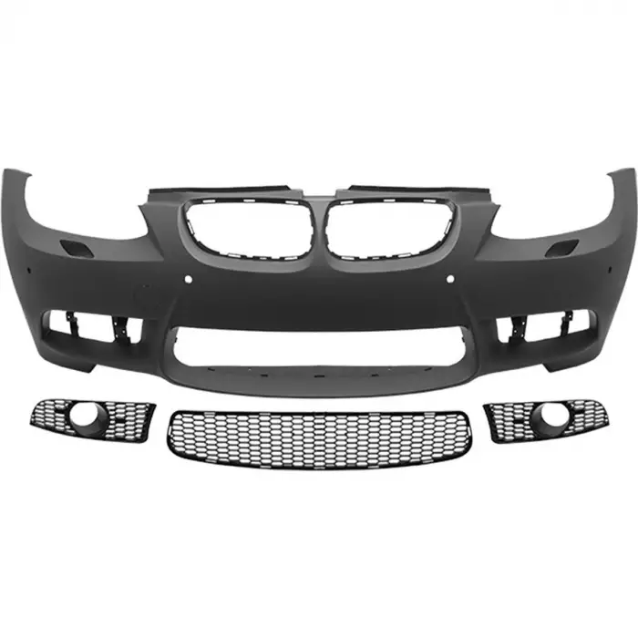 BMW E92 2006-2009 Komple Tampon E93 Ön Far Yıkamalı SİS Delikli Style A51118043958R2 Wender
