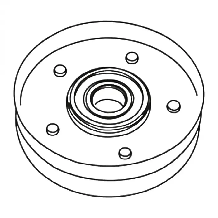 Mercedes Benz W203 W208 W209 1997- Alternator Gergi Rulmani Plastik A1122000070 GRG