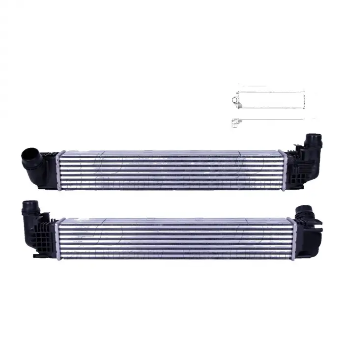 Dacia Duster (hs) 1.5 DCI 2010-2018 Turbo Radyatörü Intercooler 655X104X76 8200880552 Wisco