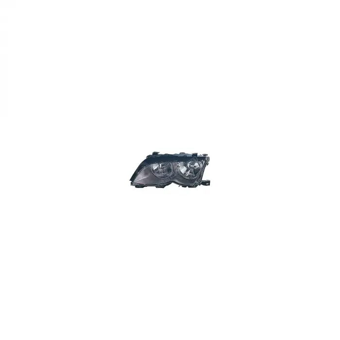 E46 (sedan) 2002-2004 Komple Far Sol Siyah Halogenscheinwerfer Wender
