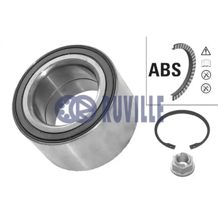 Mercedes W164 W251 X164 Tekerlek Rulmanı Ön Arka 1649810106S1 Ruville