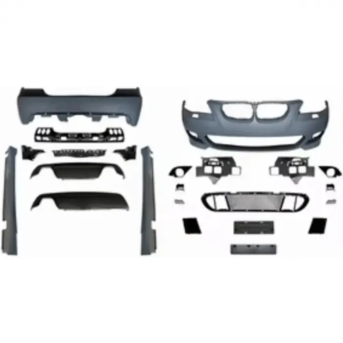 BMW 2007-2009 Gövde Kiti F Yık Lı PDC Ön Arka 18mm OO Egz Çıkışlı Marşpiyelli M Tech 51127897222S2 Wender