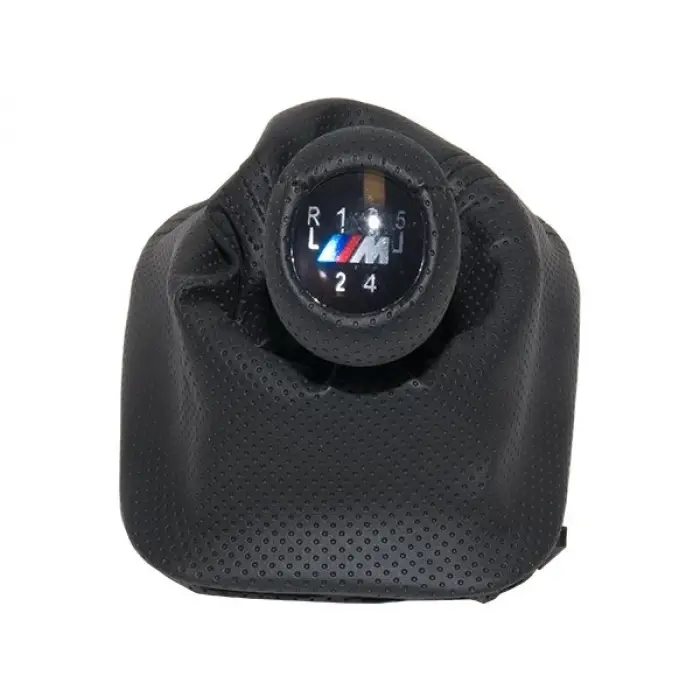 BMW E30 1983-1991 Topuzlu Vites Körüğü 5 İleri Man Şanz Siyah Noktalı Suni Deri Işıklı M 25111221510 Wender